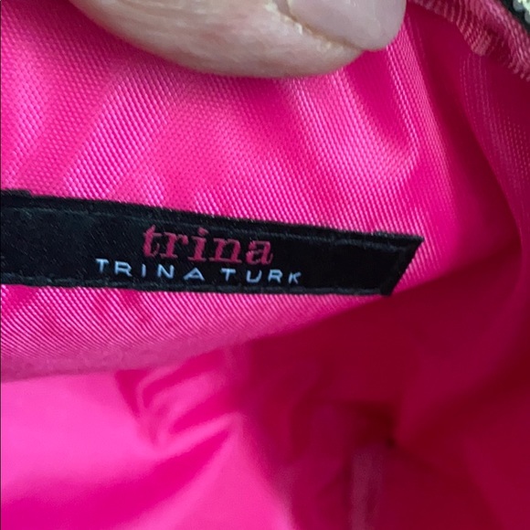 NWT Trina Turk Faux Leather Cosmetic:Toiletry Bag - Picture 3 of 5